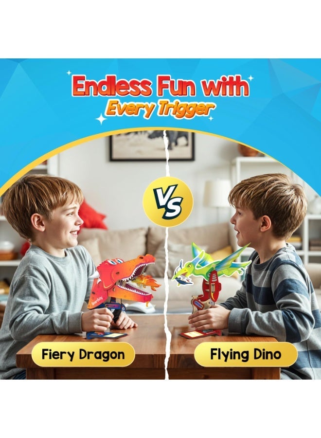 سمارتيفيتي ٢ في ١ حيوانات | تنين وديناصور طائر | ألعاب للأطفال من ٦ إلى ١٢ سنة | هدايا عيد ميلاد للأولاد والبنات | لعبة علمية تركيبية للأطفال من ٦ إلى ١٢ سنة | لعبة تعليمية في مجالات العلوم والتكنولوجيا والهندسة والرياضيات - Image 3